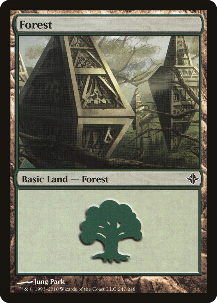 Forest (ROE-247) [Rise of the Eldrazi] Foil
