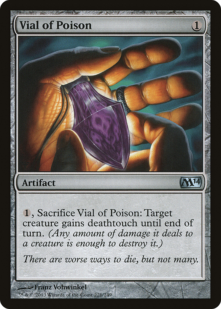 Vial of Poison (M14-226) [Magic 2014]