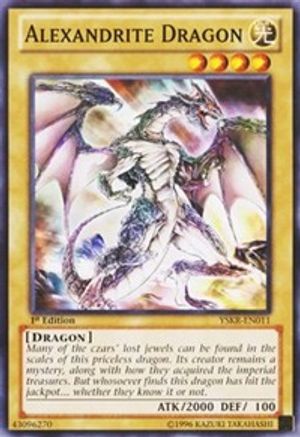 Alexandrite Dragon (Common) (YSKR-EN011) - Starter Deck: Kaiba Reloaded 1st Edition