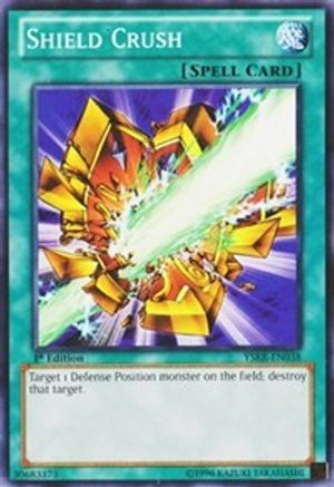 Shield Crush (Common) (YSKR-EN038) - Starter Deck: Kaiba Reloaded Unlimited