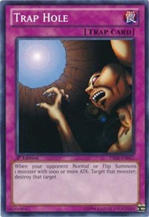 Trap Hole (Common) (YSKR-EN042) - Starter Deck: Kaiba Reloaded 1st Edition