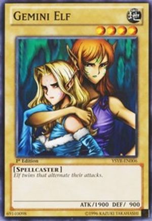 Gemini Elf (Common) (YSYR-EN006) - Starter Deck: Yugi Reloaded Unlimited
