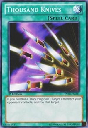 Thousand Knives (Common) (YSYR-EN031) - Starter Deck: Yugi Reloaded Unlimited