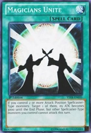 Magicians Unite (Common) (YSYR-EN035) - Starter Deck: Yugi Reloaded 1st Edition