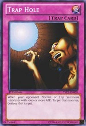 Trap Hole (Common) (YSYR-EN038) - Starter Deck: Yugi Reloaded 1st Edition