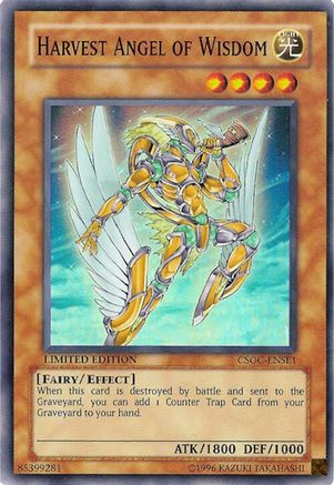 Harvest Angel of Wisdom (Super Rare) (CSOC-ENSE1) - Crossroads of Chaos Limited