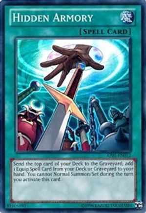 Hidden Armory (Super Rare) (AP01-EN012) - Astral Pack 1 Unlimited