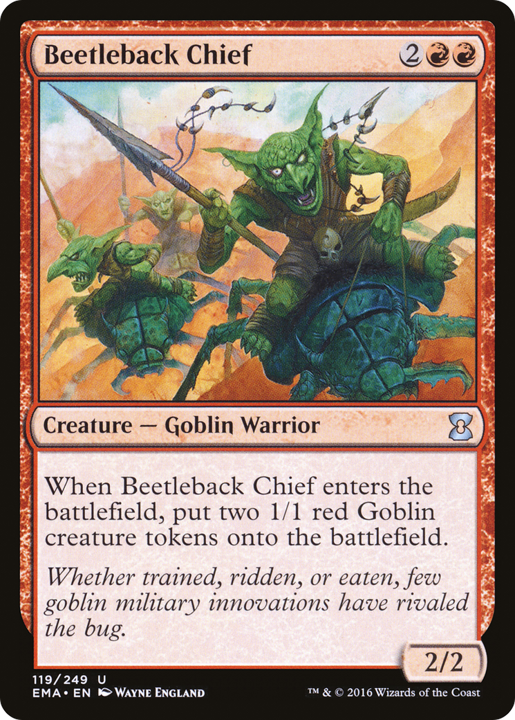 Beetleback Chief (EMA-119) [Eternal Masters] Foil