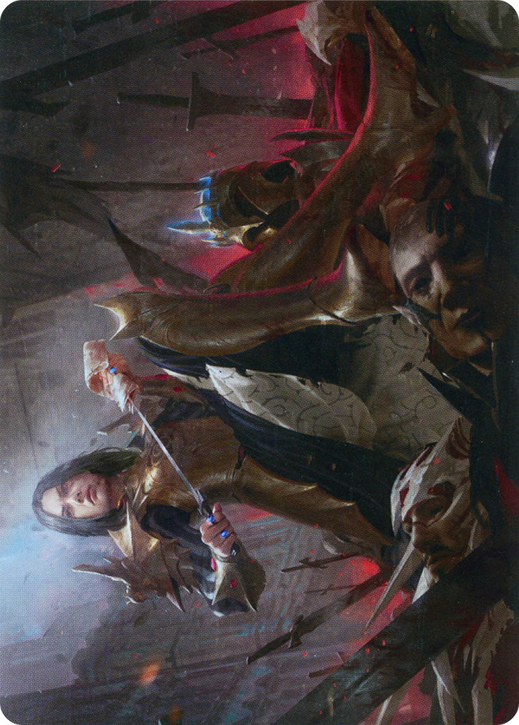 Marchesa, Resolute Monarch // Marchesa, Resolute Monarch (AMOM-025) (Borderless) [March of the Machine Art Series]