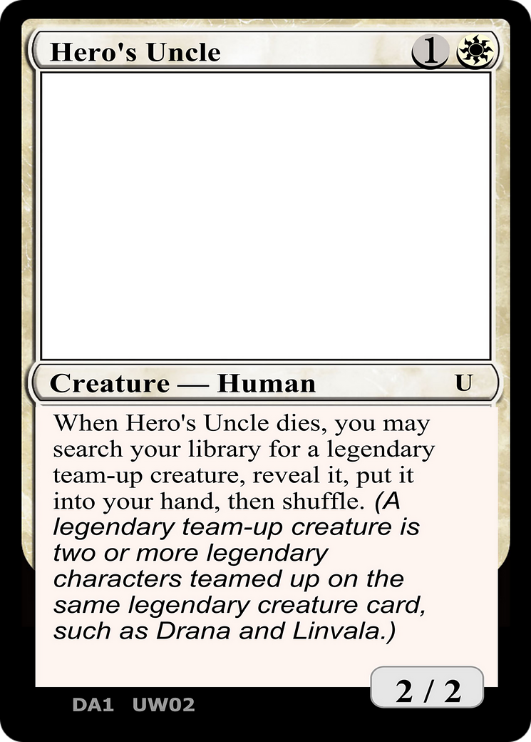 Hero's Uncle (UNK-UW02B) [Unknown Event]