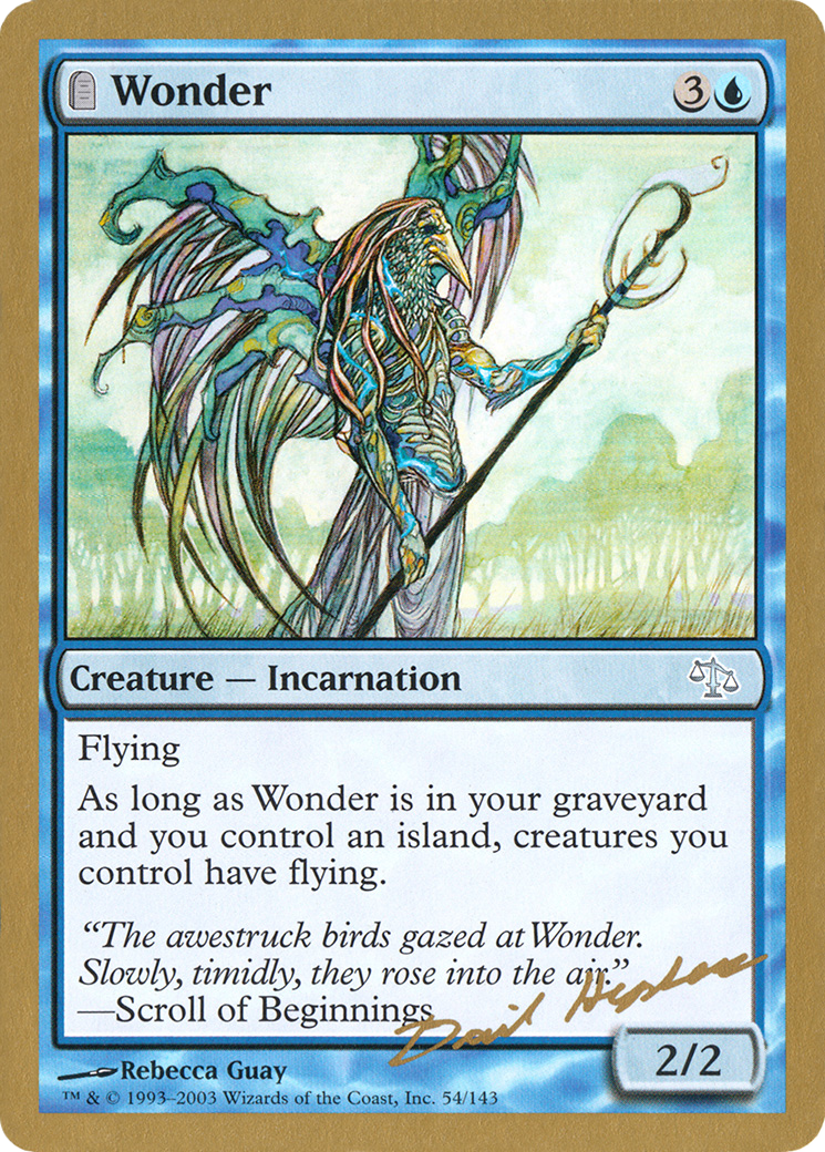 Wonder - 2003 Dave Humpherys (JUD) [World Championship Decks 2003]
