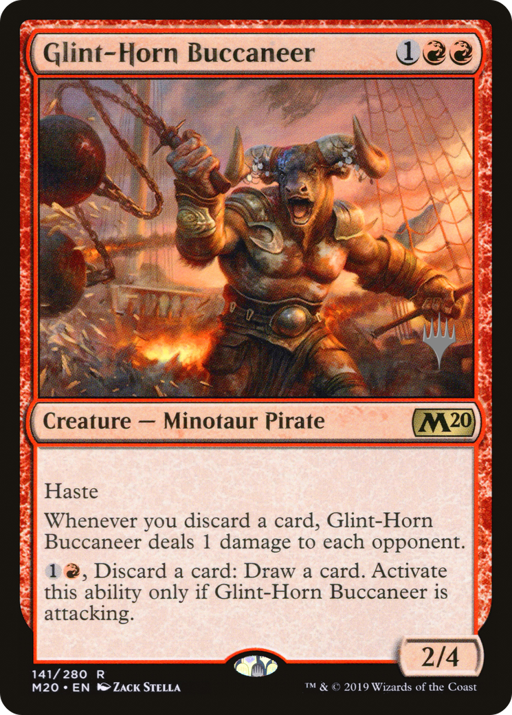 Glint-Horn Buccaneer (PPM20-141) [Promo Pack: Core Set 2020 Promos] Foil
