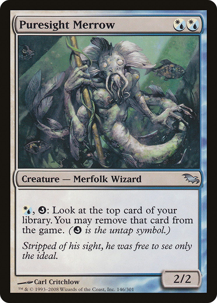 Puresight Merrow (SHM-146) [Shadowmoor] Foil