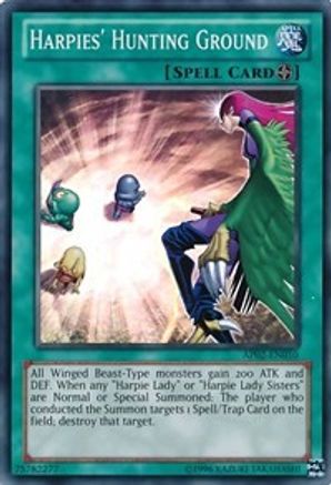 Harpies' Hunting Ground (Super Rare) (AP02-EN010) - Astral Pack 2 Unlimited