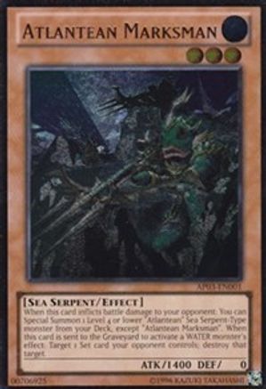 Atlantean Marksman (Ultimate Rare) (AP03-EN001) - Astral Pack 3 Unlimited