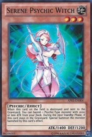 Serene Psychic Witch (Super Rare) (AP03-EN004) - Astral Pack 3 Unlimited