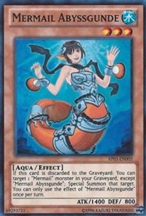 Mermail Abyssgunde (Super Rare) (AP03-EN005) - Astral Pack 3 Unlimited