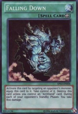 Falling Down (Super Rare) (AP03-EN006) - Astral Pack 3 Unlimited