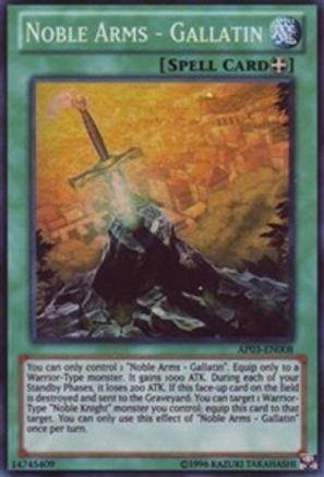 Noble Arms - Gallatin (Super Rare) (AP03-EN008) - Astral Pack 3 Unlimited