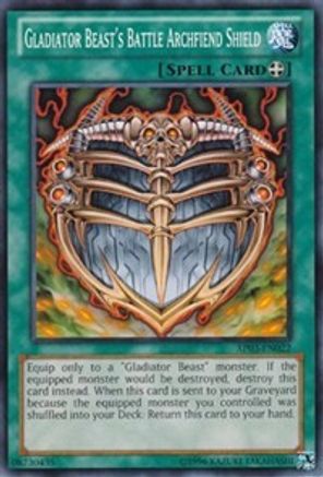 Gladiator Beast's Battle Archfiend Shield (Common) (AP03-EN022) - Astral Pack 3 Unlimited