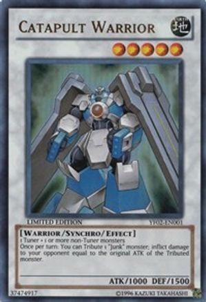 Catapult Warrior (Ultra Rare) (YF02-EN001) - Yu-Gi-Oh! 5D's Manga Promotional Cards Limited