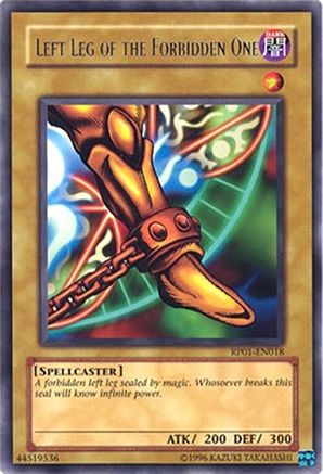 Left Leg of the Forbidden One (Rare) (RP01-EN018) - Retro Pack Unlimited
