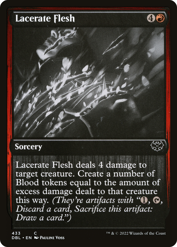 Lacerate Flesh (DBL-433) [Innistrad: Double Feature] Foil