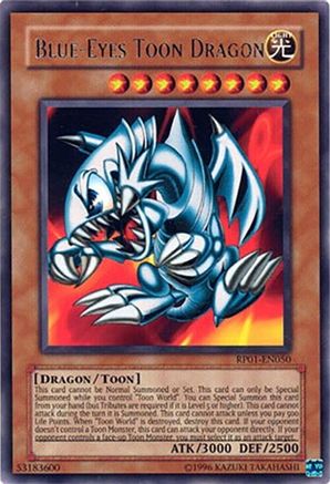 Blue-Eyes Toon Dragon (Rare) (RP01-EN050) - Retro Pack Unlimited