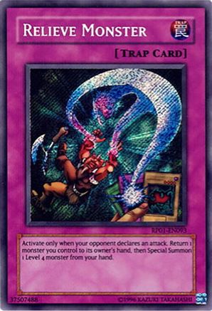 Relieve Monster (Secret Rare) (RP01-EN093) - Retro Pack Unlimited