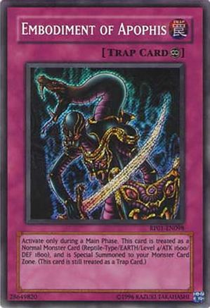 Embodiment of Apophis (Secret Rare) (RP01-EN098) - Retro Pack Unlimited
