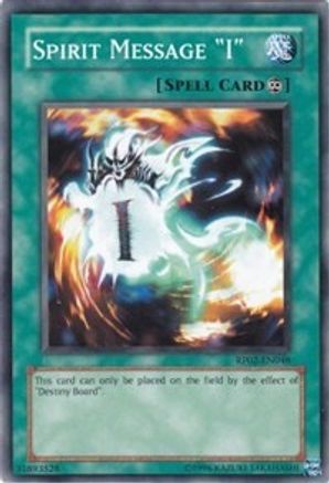Spirit Message "I" (Common) (RP02-EN046) - Retro Pack 2 Unlimited