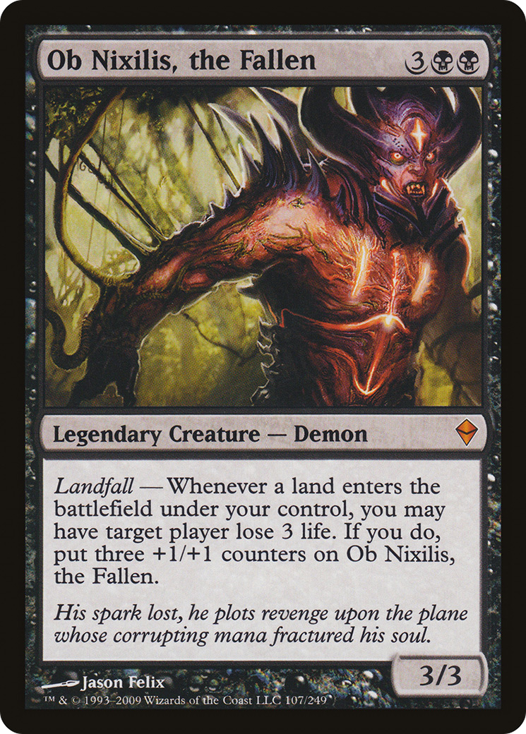 Ob Nixilis, the Fallen (ZEN-107) [Zendikar]