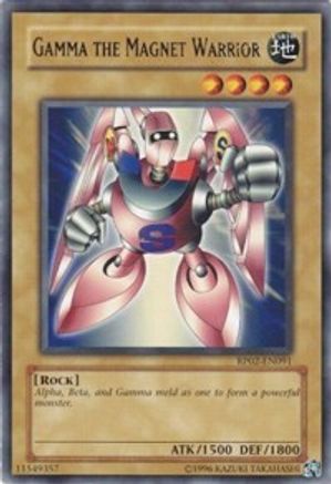 Gamma The Magnet Warrior (Rare) (RP02-EN091) - Retro Pack 2 Unlimited