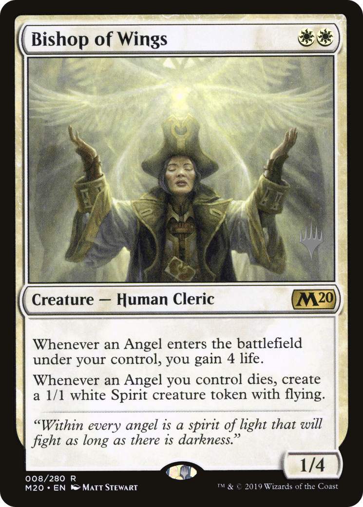 Bishop of Wings (PPM20-008) [Promo Pack: Core Set 2020 Promos]