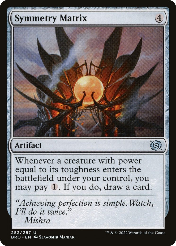 Symmetry Matrix (BRO-252) [The Brothers' War] Foil