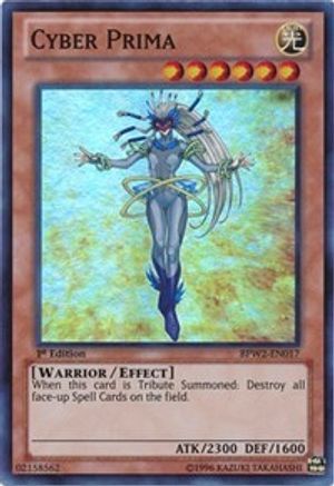 Cyber Prima (Super Rare) (BPW2-EN017) - Battle Pack 2: War of the Giants Round 2 1st Edition
