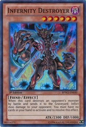 Infernity Destroyer (Super Rare) (BPW2-EN030) - Battle Pack 2: War of the Giants Round 2 1st Edition