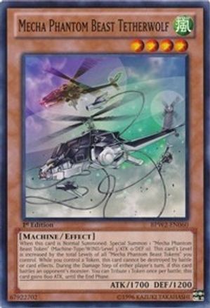 Mecha Phantom Beast Tetherwolf (Common) (BPW2-EN060) - Battle Pack 2: War of the Giants Round 2 1st Edition