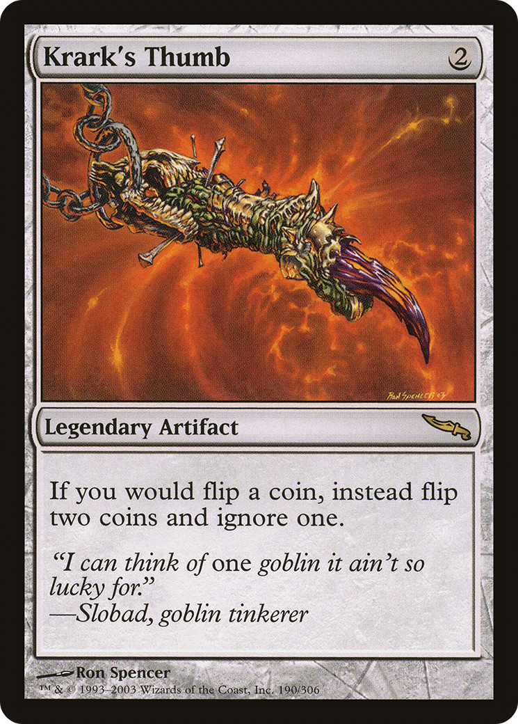Krark's Thumb (MRD-190) [Mirrodin]
