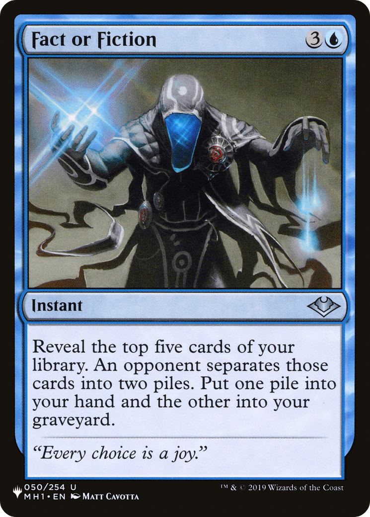 Fact or Fiction (MH1) (LIST-050/254) [The List]