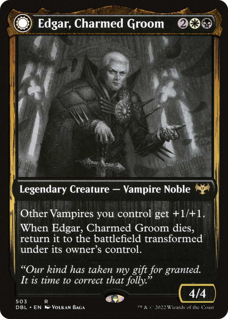 Edgar, Charmed Groom (DBL-503) [Innistrad: Double Feature] Foil