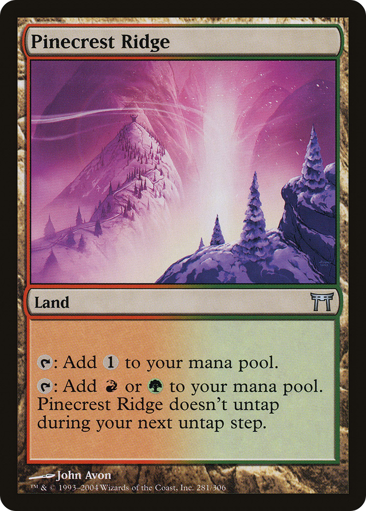 Pinecrest Ridge (CHK-281) [Champions of Kamigawa]