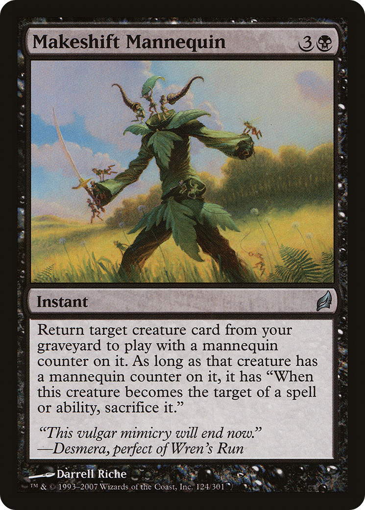 Makeshift Mannequin (LRW-124) [Lorwyn] Foil