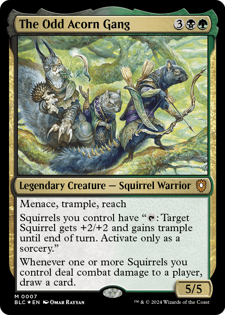 The Odd Acorn Gang (BLC-007) [Bloomburrow Commander] Foil