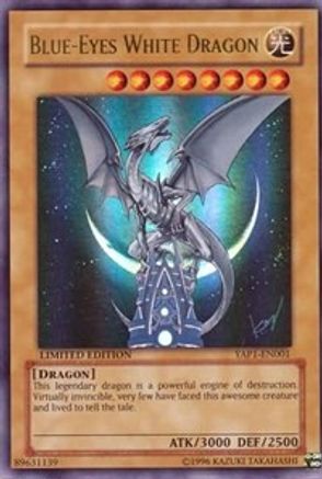Blue-Eyes White Dragon (Ultra Rare) (YAP1-EN001) - Anniversary Pack Limited