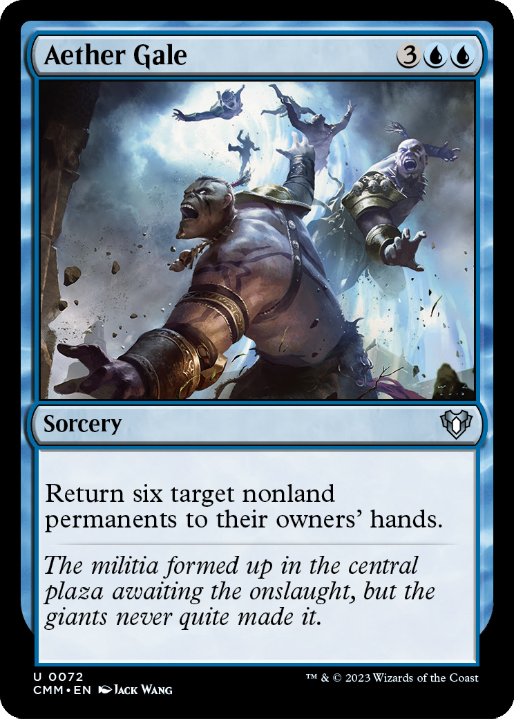 Aether Gale (CMM-072) [Commander Masters]