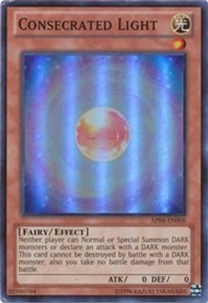 Consecrated Light (Super Rare) (AP04-EN006) - Astral Pack 4 Unlimited
