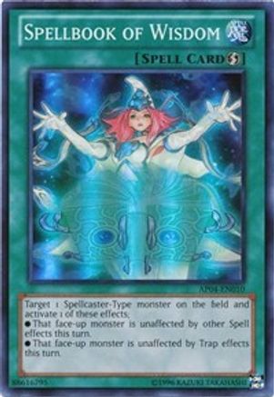 Spellbook of Wisdom (Super Rare) (AP04-EN010) - Astral Pack 4 Unlimited