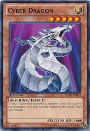 Cyber Dragon (White) (Common) (SDCR-EN003) - Structure Deck: Cyber Dragon Revolution 1st Edition
