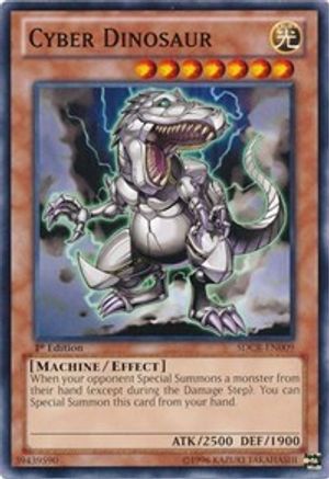 Cyber Dinosaur (Common) (SDCR-EN009) - Structure Deck: Cyber Dragon Revolution Unlimited